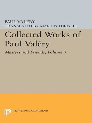 cover image of Collected Works of Paul Valery, Volume 9